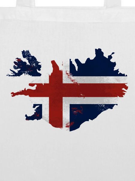 Iceland Flag Map