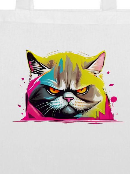 Bunte Brummige Katze