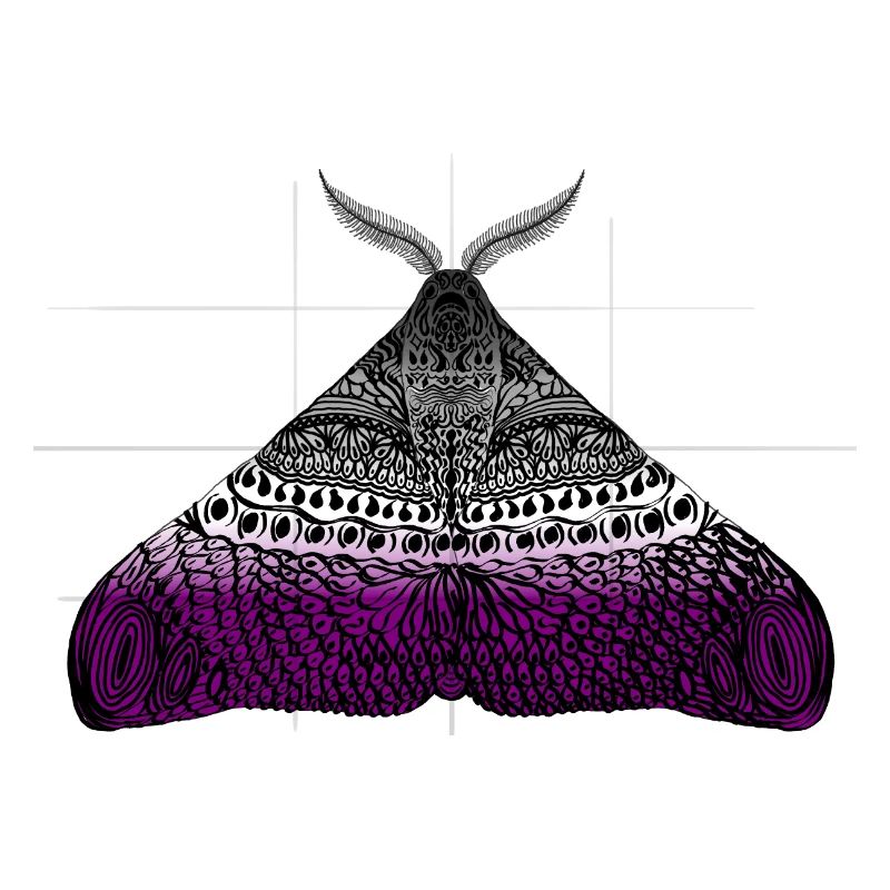 Asexual pride moth motif A