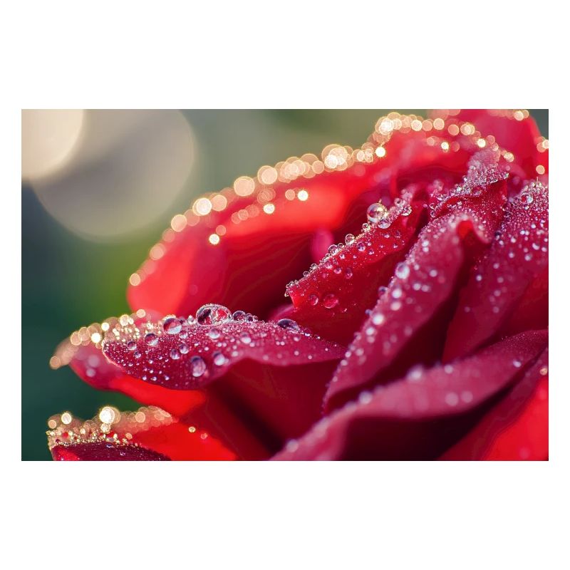 Regentropfen Rose