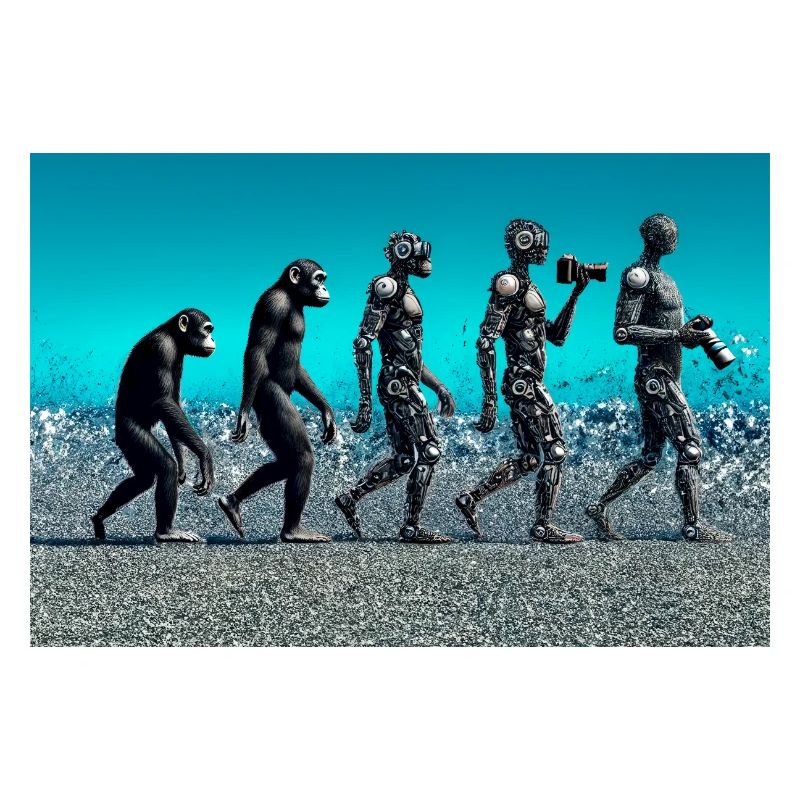 Photographer evolution: from monkey to AI photographer