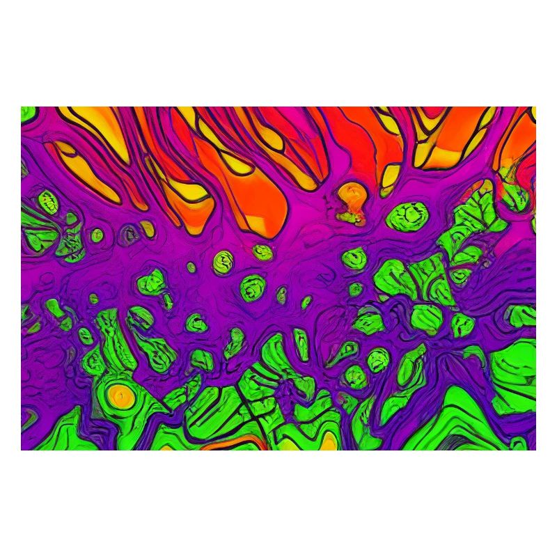 Psychedelischer Farbfluss