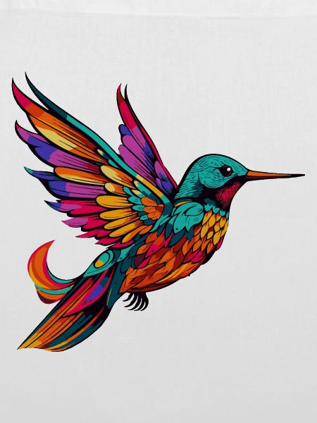 Bunter Kolibri Farbenglanz