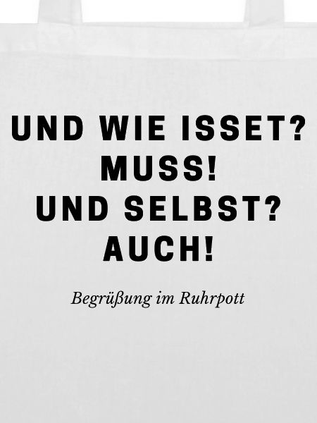 Begrüßung Ruhrpott