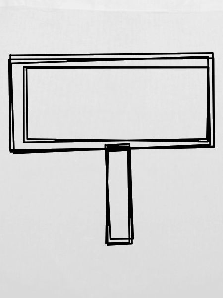 Ortstafel handgezeichnet