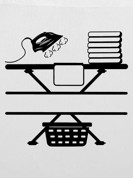 Dampfbügeleisen Paste und Textbanner