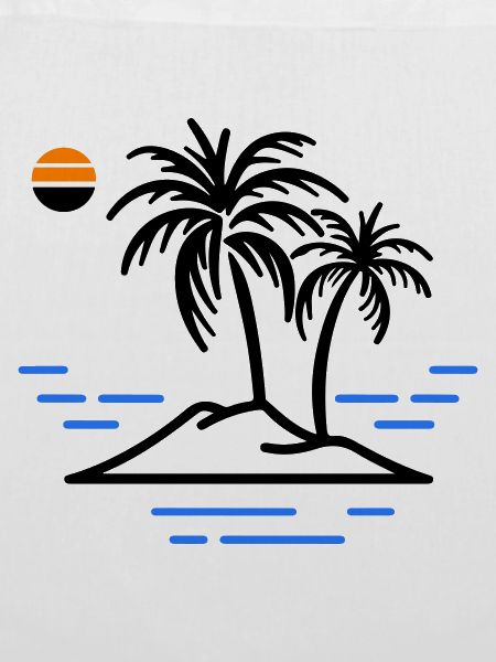 Palmen Insel