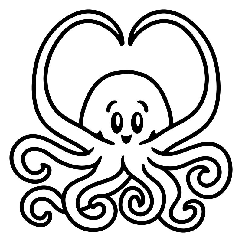 Squid heart - line