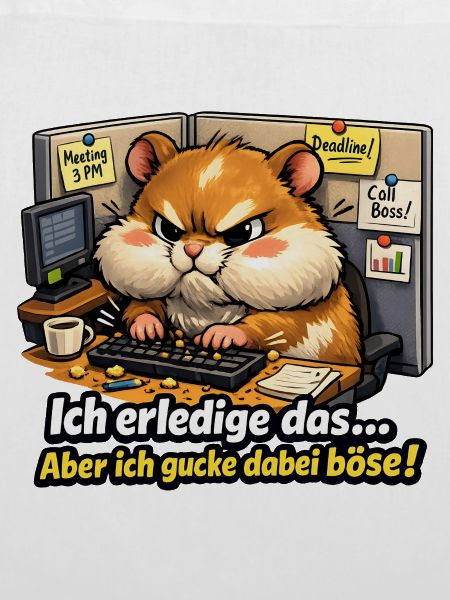 Bürohamster Ich erledige das Meme