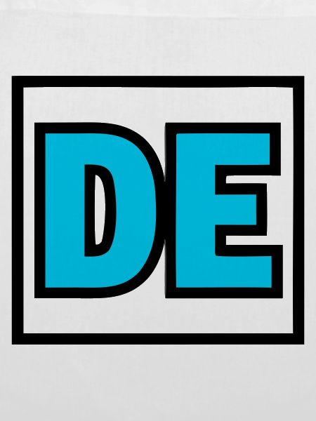 DE Initialen Buchstaben Logo