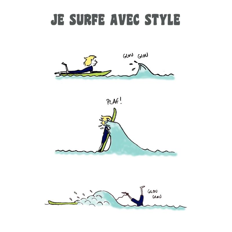 Ich surfe mit Stil