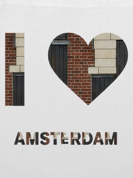 Amsterdam Brick Heart Emblem Tee