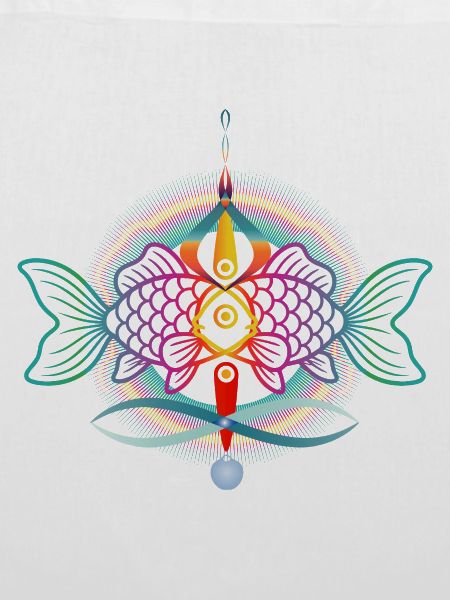 Ornament Fisch | Bunte Meereskunst 