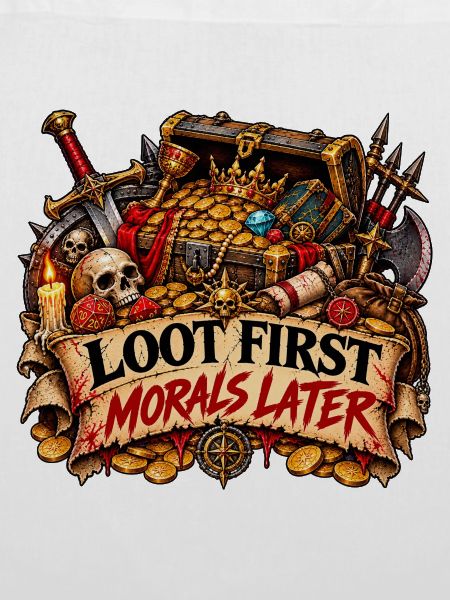 Loot zuerst, Moral danach