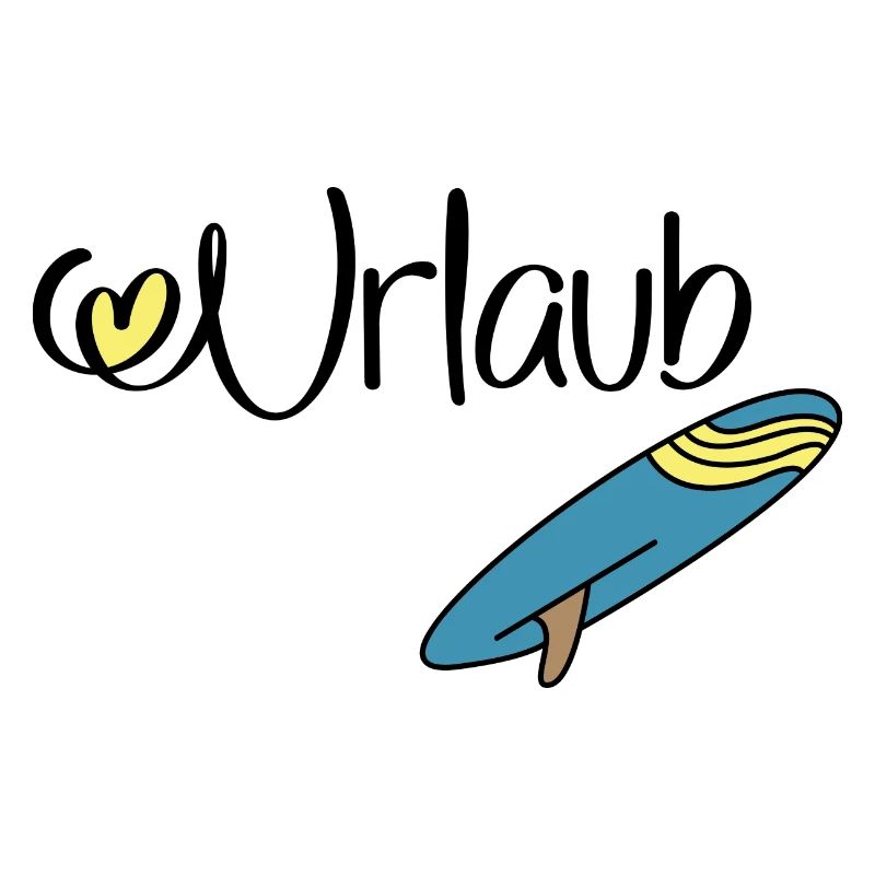 Urlaub mit Surfbrett