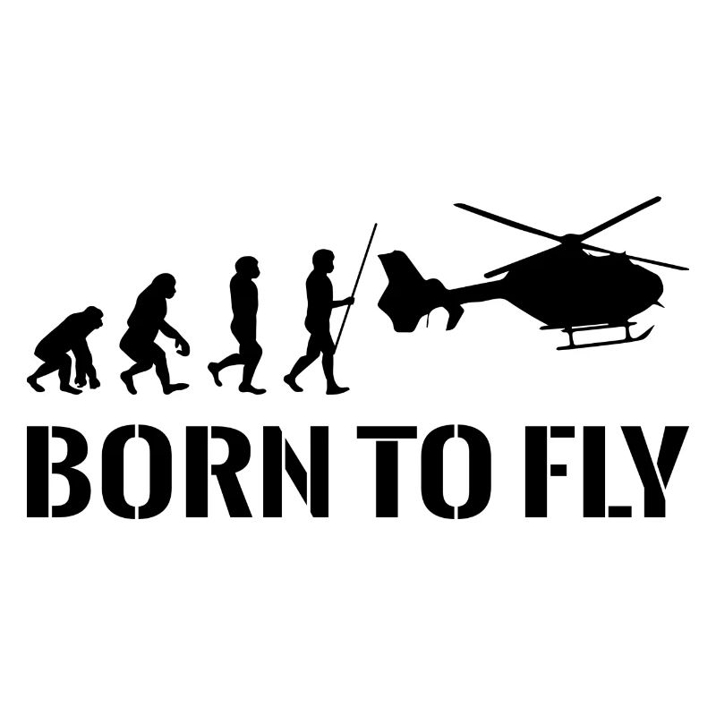 Helicopter Pilot Evolution Gift Idea