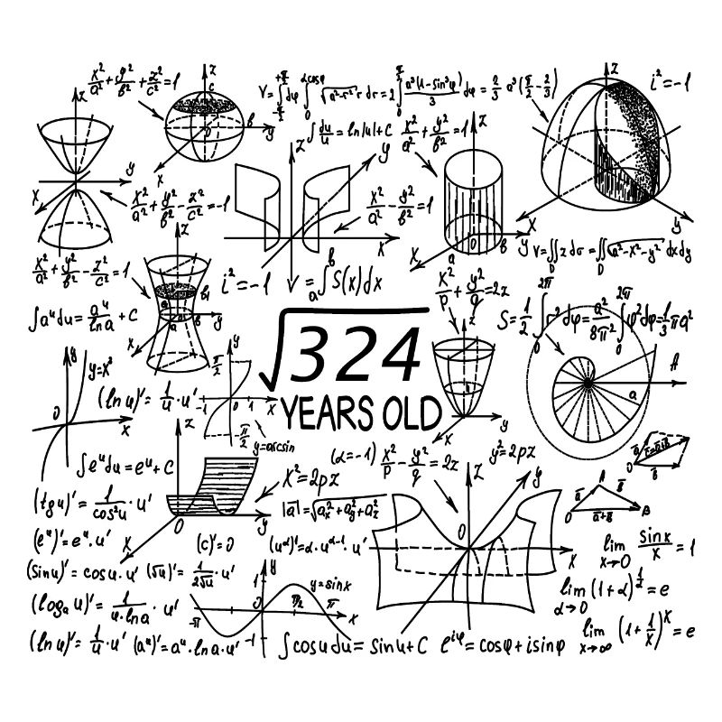 18th Birthday Math Math Student Mathefan