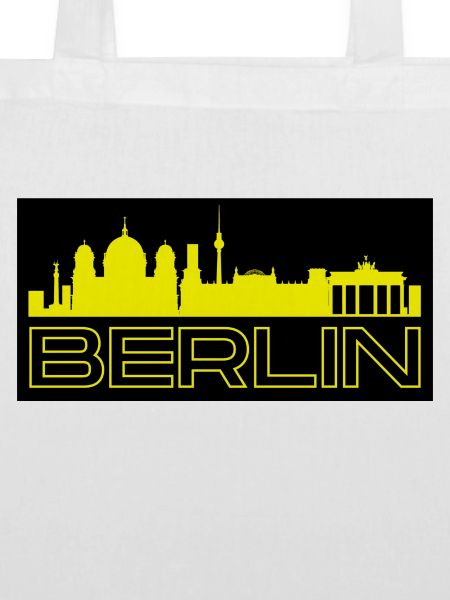 Berlin - mit Skyline in gelb