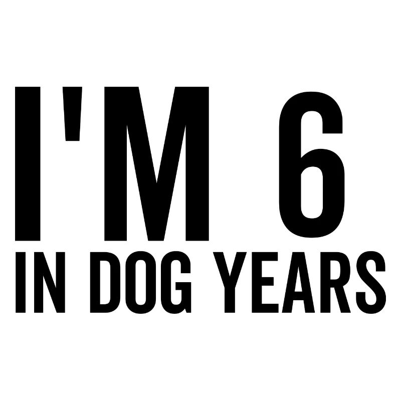 Ich bin 6 in Hundejahren
