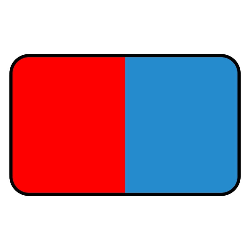 Flaggenvignette oder Logo des Tessins