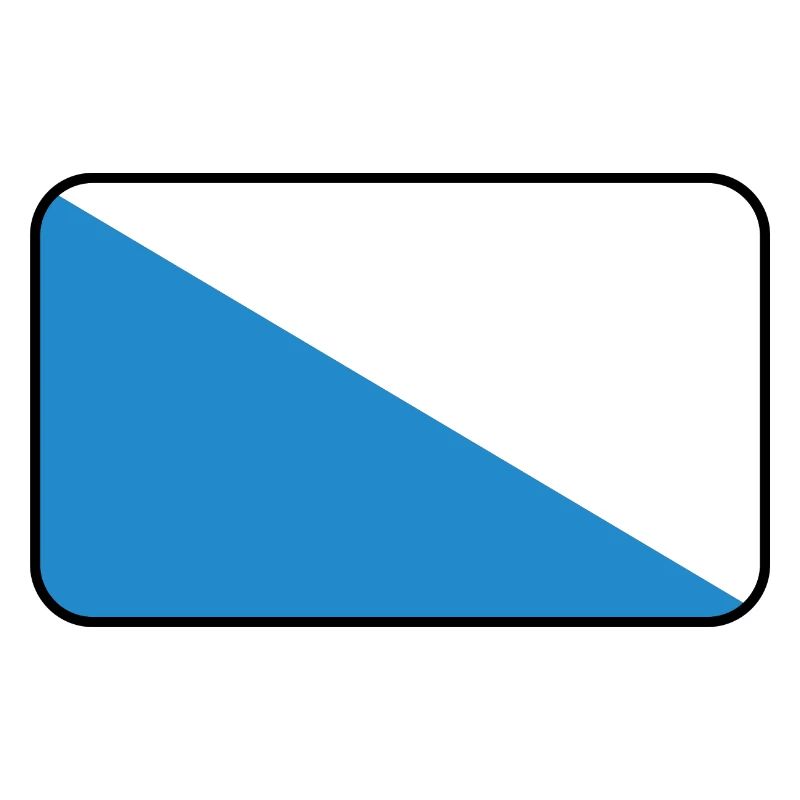 Flaggenvignette oder Logo von Zürich