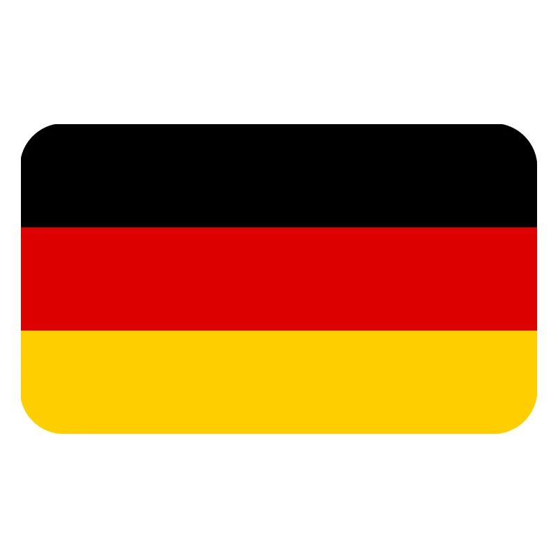 GERMANY FLAG round corner 400 dpi