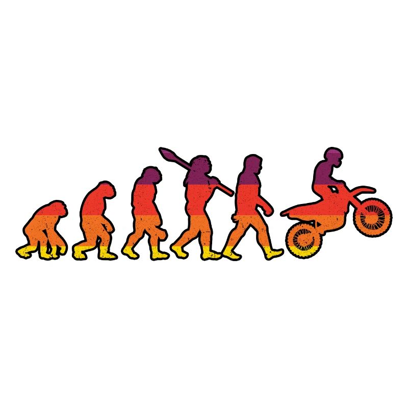 Evolution Graphic Dirt Biker Motorcycle Enduro Mot