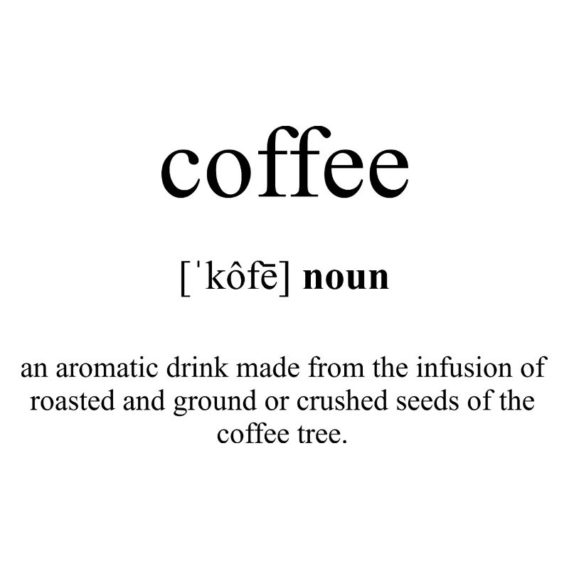 Coffee (Kaffee) Definition Dictionary