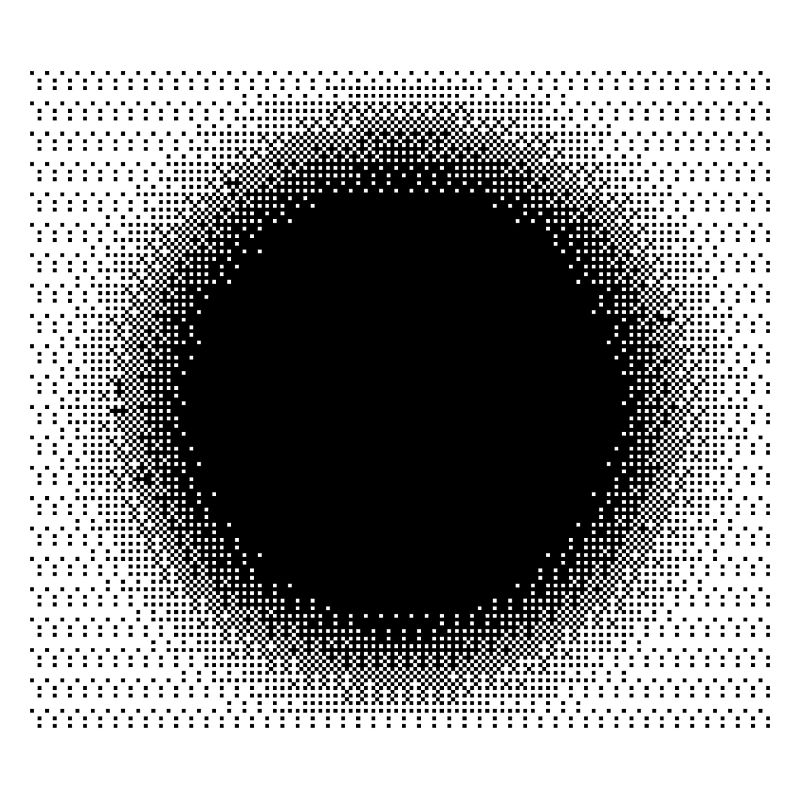 Design des points de soleil noirs