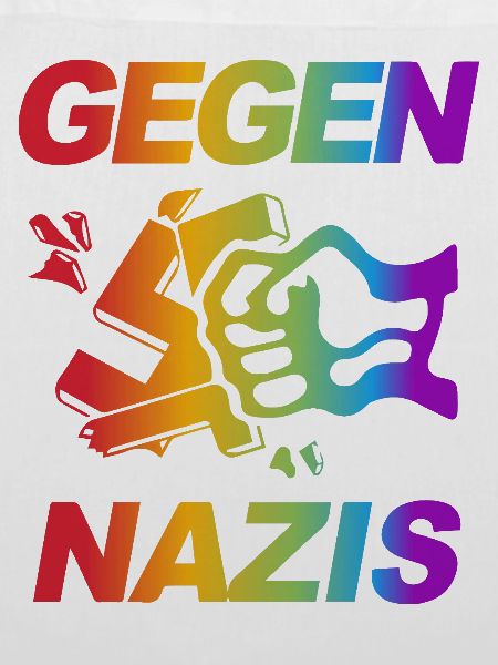 Regenbogenfaust Gegen Nazis