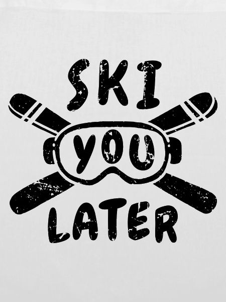 Lustiger Ski Spruch