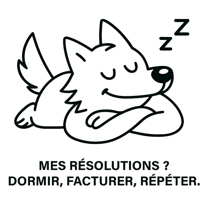 Loup Somnolent et Résolutions de Pause