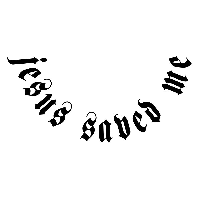 jesus saved me motiv