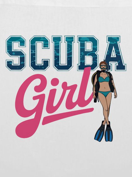 Scuba Girl Tauch-Design