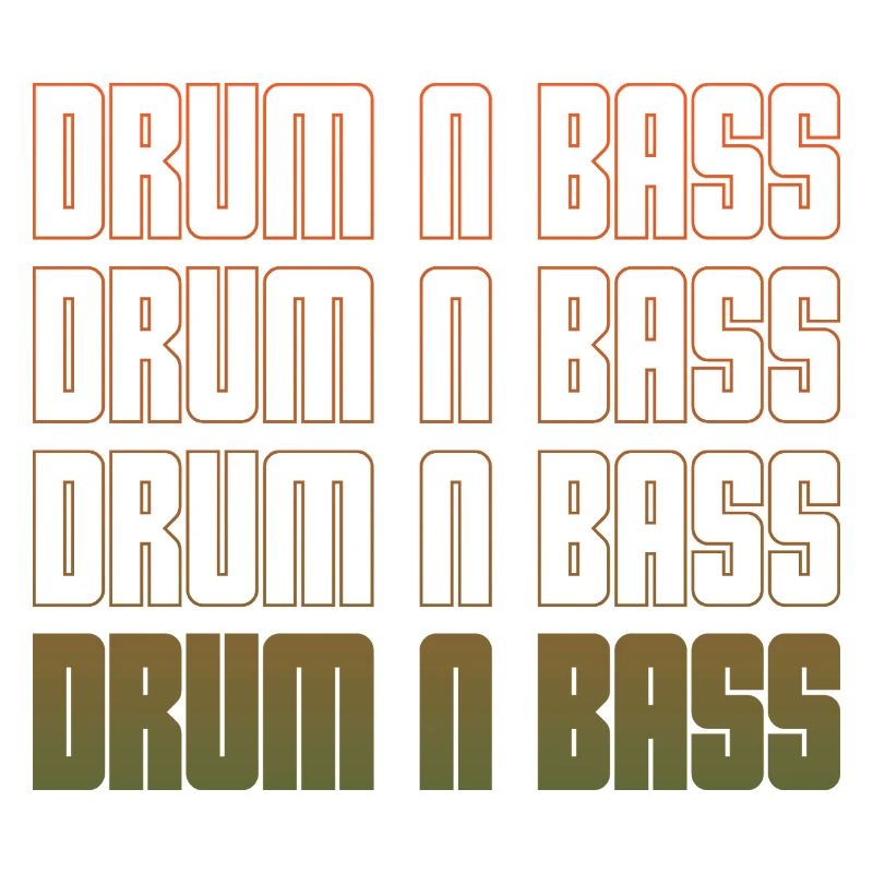 Drum N Bass Gradient Grid
