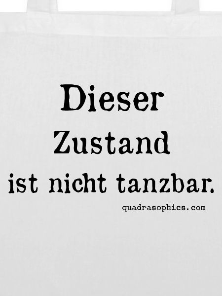 nicht tanzbar