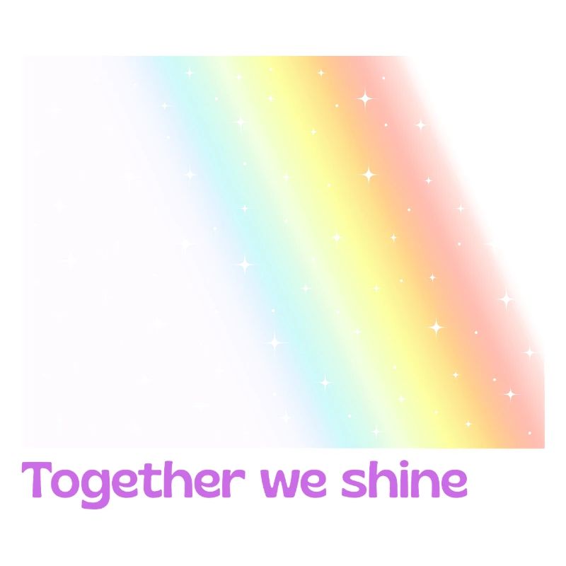 Pride / CSD / LGBTQ+ Design « ensemble nous brillons »