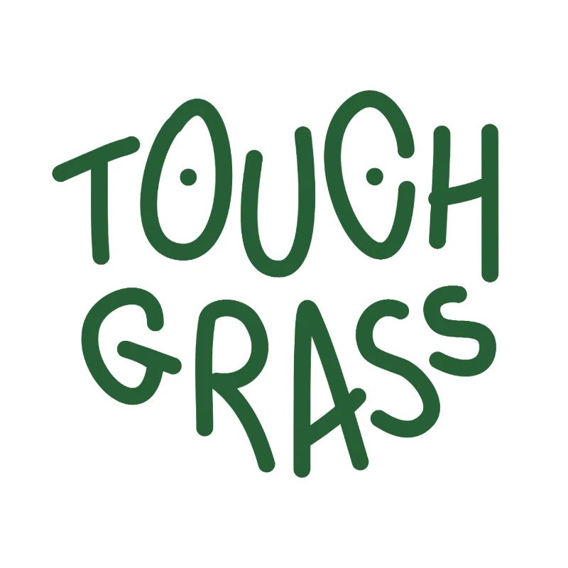 Gras berühren