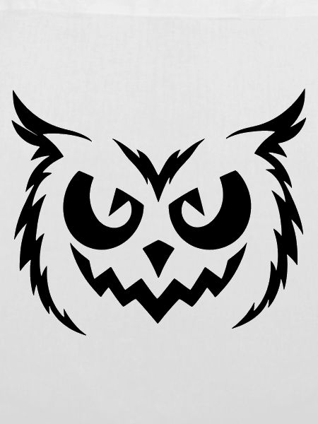 Halloween Eule – Spooky Owl Face