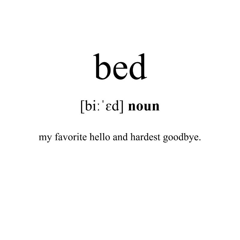 Bed (Bett) Definition Dictionary