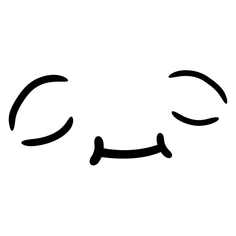 Entspanntes Gesicht Design