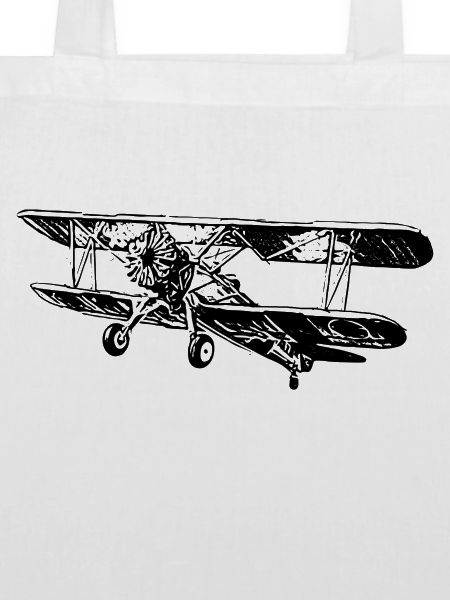Doppeldecker-Flugzeug