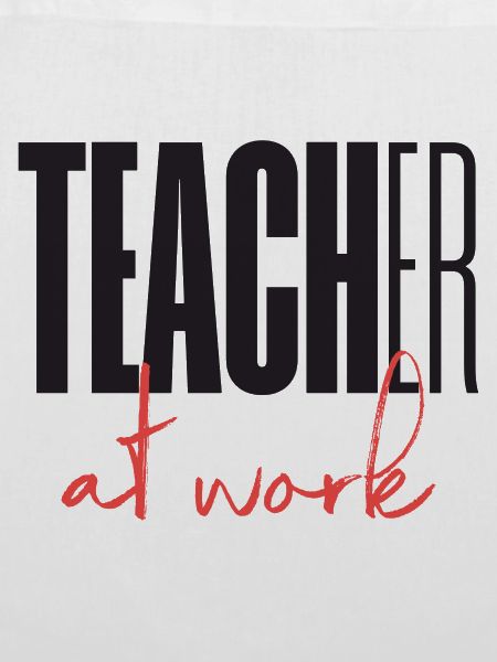 Teacher at work