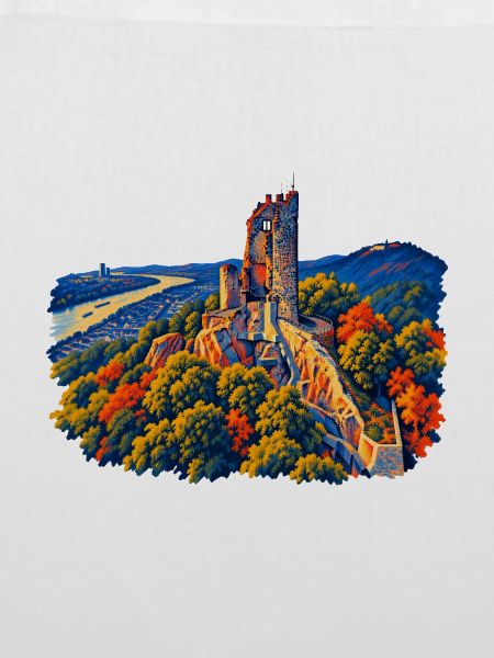 Drachenfels Expressionistisch