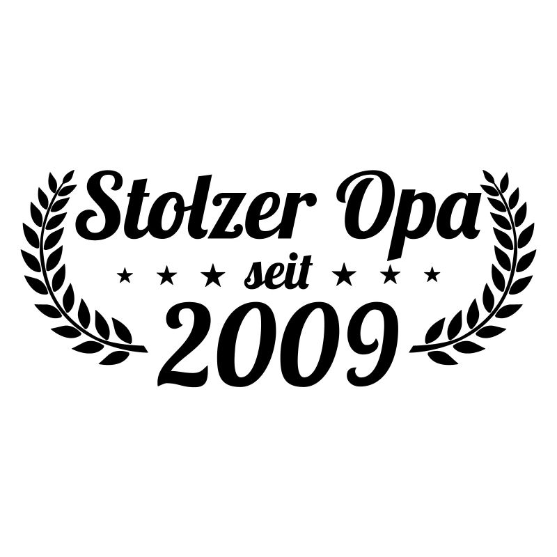 stolzer Opa seit 2009