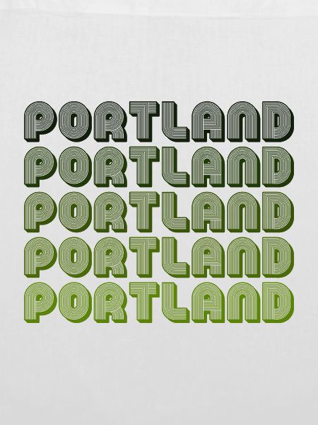 Portland Retro Gradient Muster