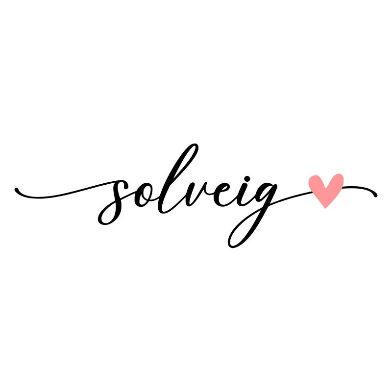 Solveig Name Calligraphy Font