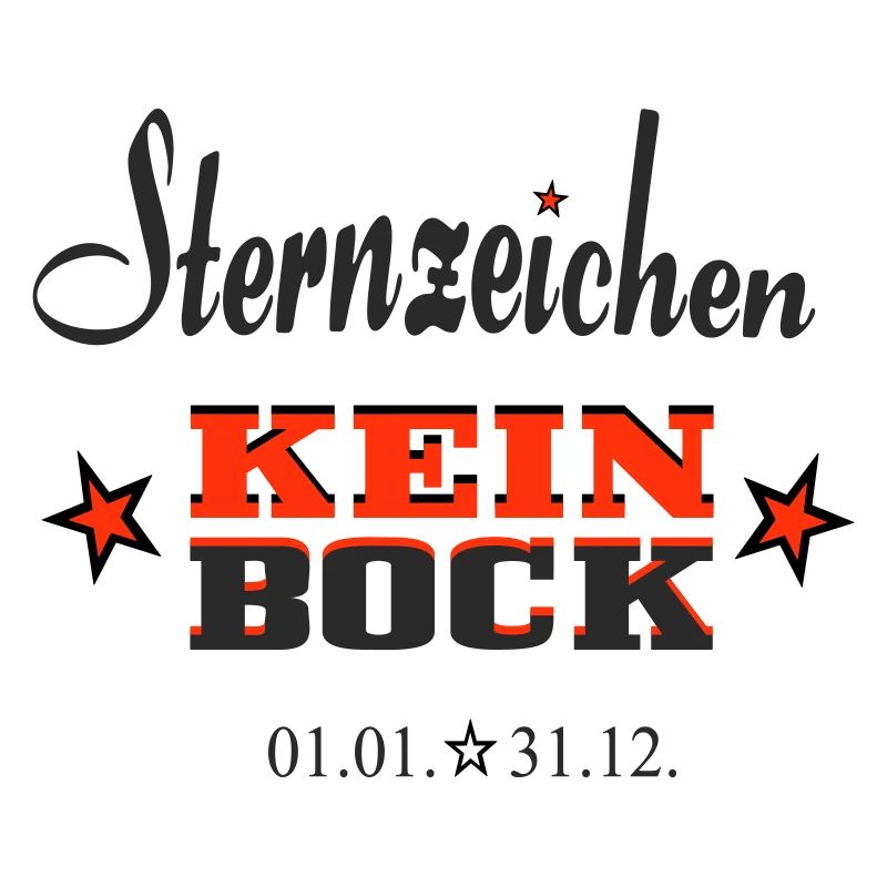 Asterisk Kein Bock Calendrier Annuel