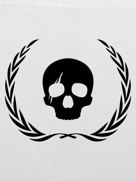 Skeleton Skull Wreath
