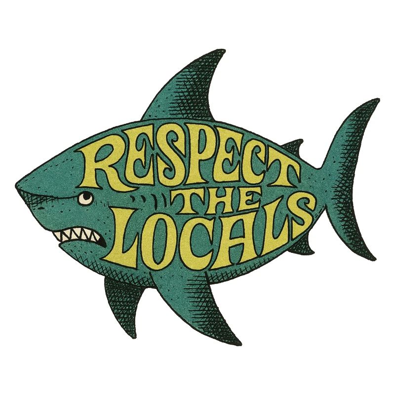 Respect the Locals Fish Tee